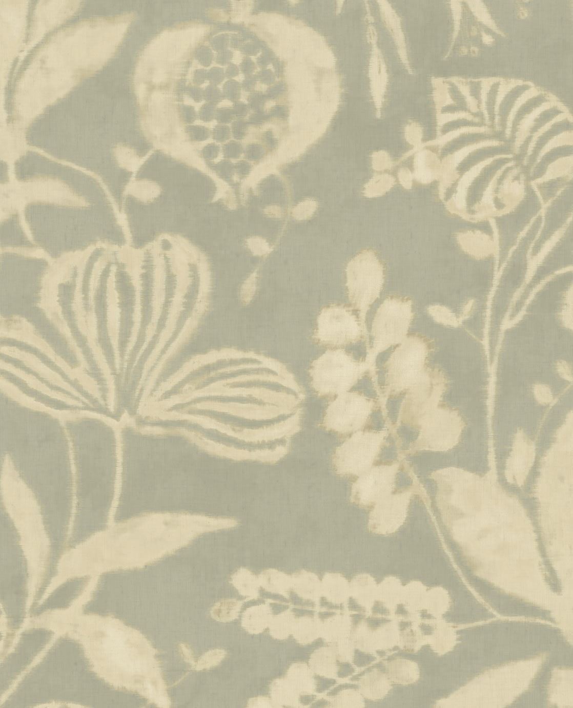 EIJFFINGER Terra 391501 - Afbeelding 1 - Naturel, Groen, Romantisch, Etnisch, Klassiek, Bloemen, Bladeren
