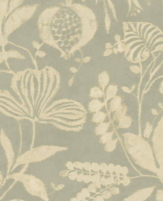 EIJFFINGER Terra 391501 - Afbeelding 1 - Naturel, Groen, Romantisch, Etnisch, Klassiek, Bloemen, Bladeren