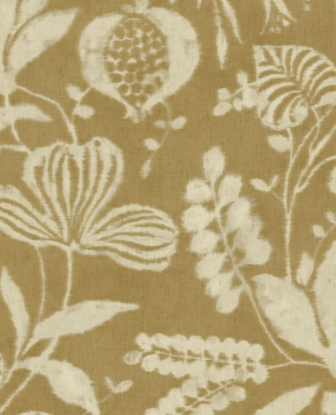 EIJFFINGER Terra 391502 - Afbeelding 1 - Geel, Romantisch, Etnisch, Klassiek, Bloemen, Bladeren