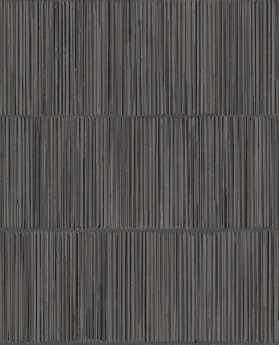 EIJFFINGER Terra 391510 - Afbeelding 1 - Naturel, Zwart / Grijs, Etnisch, Basic, Stoer, Industrieel, Strepen, Natuurlijk, Structuren