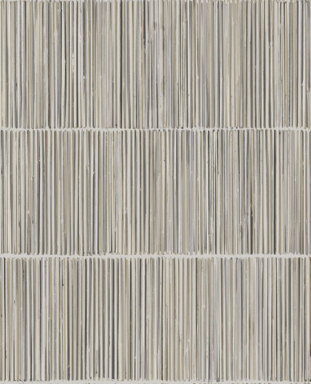 EIJFFINGER Terra 391512 - Afbeelding 1 - Naturel, Zwart / Grijs, Etnisch, Basic, Stoer, Industrieel, Strepen, Natuurlijk, Structuren