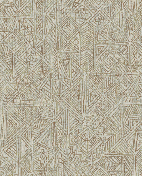 EIJFFINGER Terra 391521 - Afbeelding 1 - Groen, Etnisch, Chic, Glamour, Fantasie