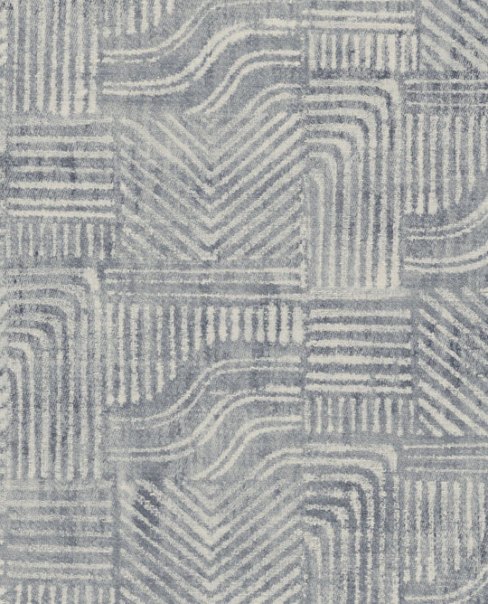 EIJFFINGER Terra 391530 - Afbeelding 1 - Blauw, Etnisch, Basic, Stoer, Industrieel, Fantasie