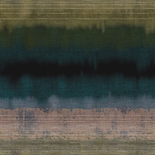 EIJFFINGER Terra 391561 - Afbeelding 1 - Blauw, Groen, Etnisch, Stoer, Industrieel, Structuren, Fantasie