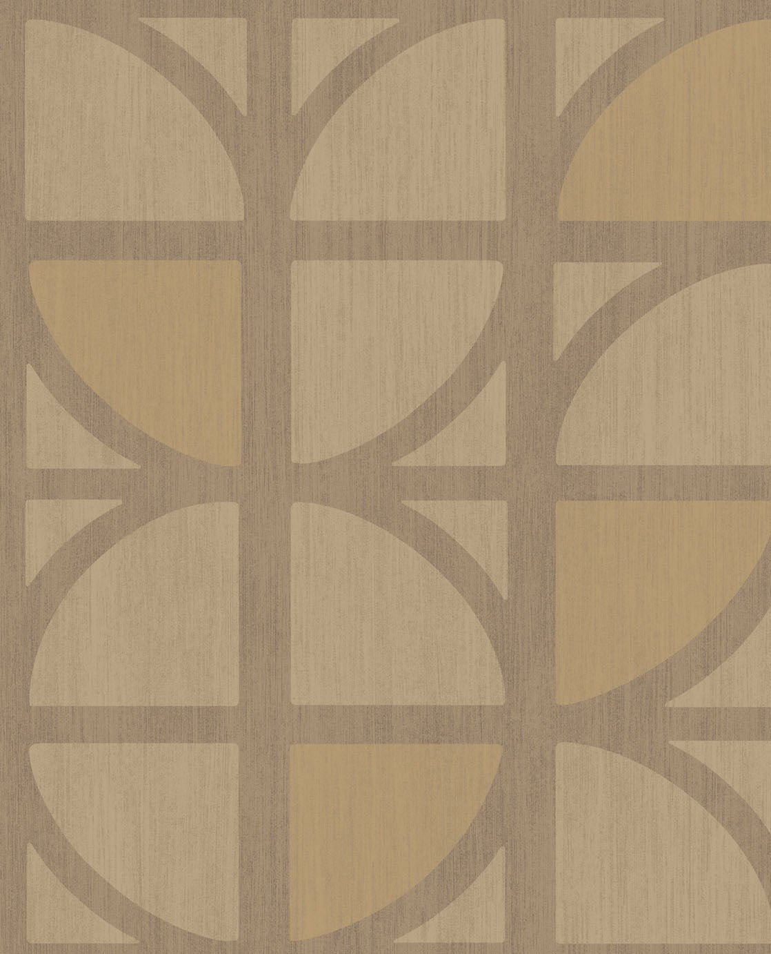EIJFFINGER Bold 395811 - Afbeelding 1 - Geel, Goud, Retro, Vintage, Stoer, Industrieel, Chic, Glamour, Geometrisch