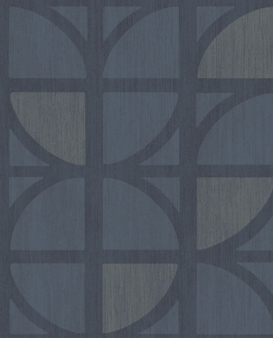 EIJFFINGER Bold 395813 - Afbeelding 1 - Blauw, Groen, Retro, Vintage, Stoer, Industrieel, Chic, Glamour, Geometrisch