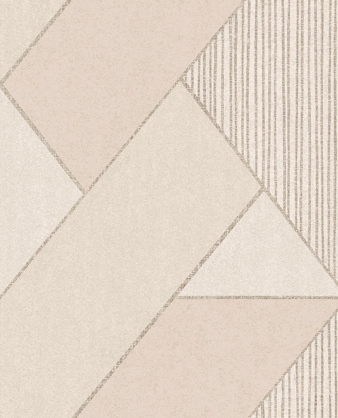 EIJFFINGER Bold 395831 - Afbeelding 1 - Naturel, Rood, Metallic, Retro, Vintage, Chic, Glamour, Ruiten