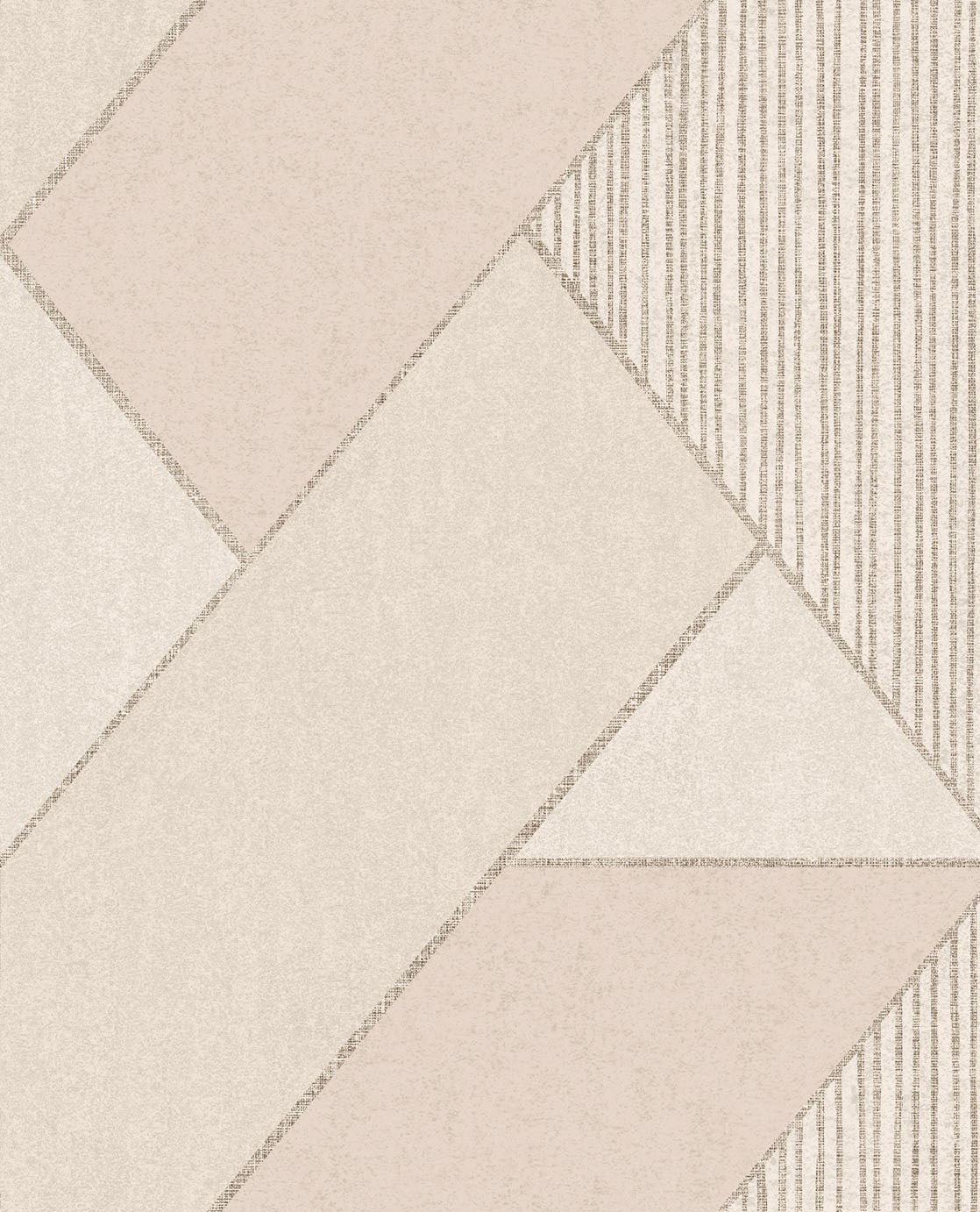 EIJFFINGER Bold 395831 - Afbeelding 1 - Naturel, Rood, Metallic, Retro, Vintage, Chic, Glamour, Ruiten