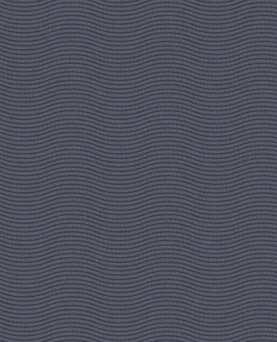 EIJFFINGER Bold 395853 - Afbeelding 1 - Blauw, Retro, Vintage, Chic, Glamour, Effen, Uni, Structuren