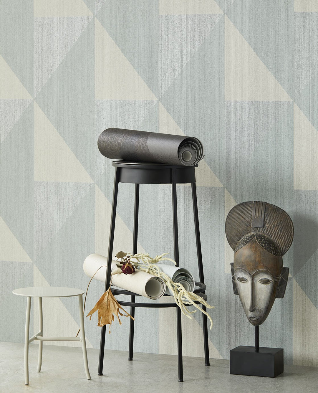 EIJFFINGER Bold 395822 - Afbeelding 3 - Groen, Zwart / Grijs, Stoer, Industrieel, Chic, Glamour, Ruiten