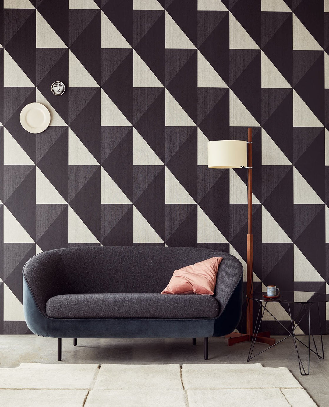 EIJFFINGER Bold 395823 - Afbeelding 2 - Zwart / Grijs, Stoer, Industrieel, Chic, Glamour, Ruiten