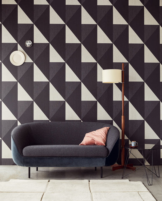 EIJFFINGER Bold 395823 - Afbeelding 2 - Zwart / Grijs, Stoer, Industrieel, Chic, Glamour, Ruiten