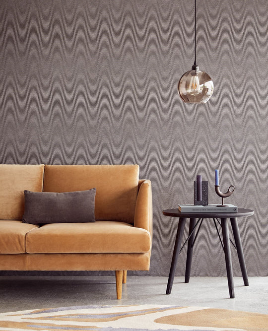 EIJFFINGER Bold 395852 - Afbeelding 3 - Naturel, Zwart / Grijs, Retro, Vintage, Chic, Glamour, Effen, Uni, Structuren