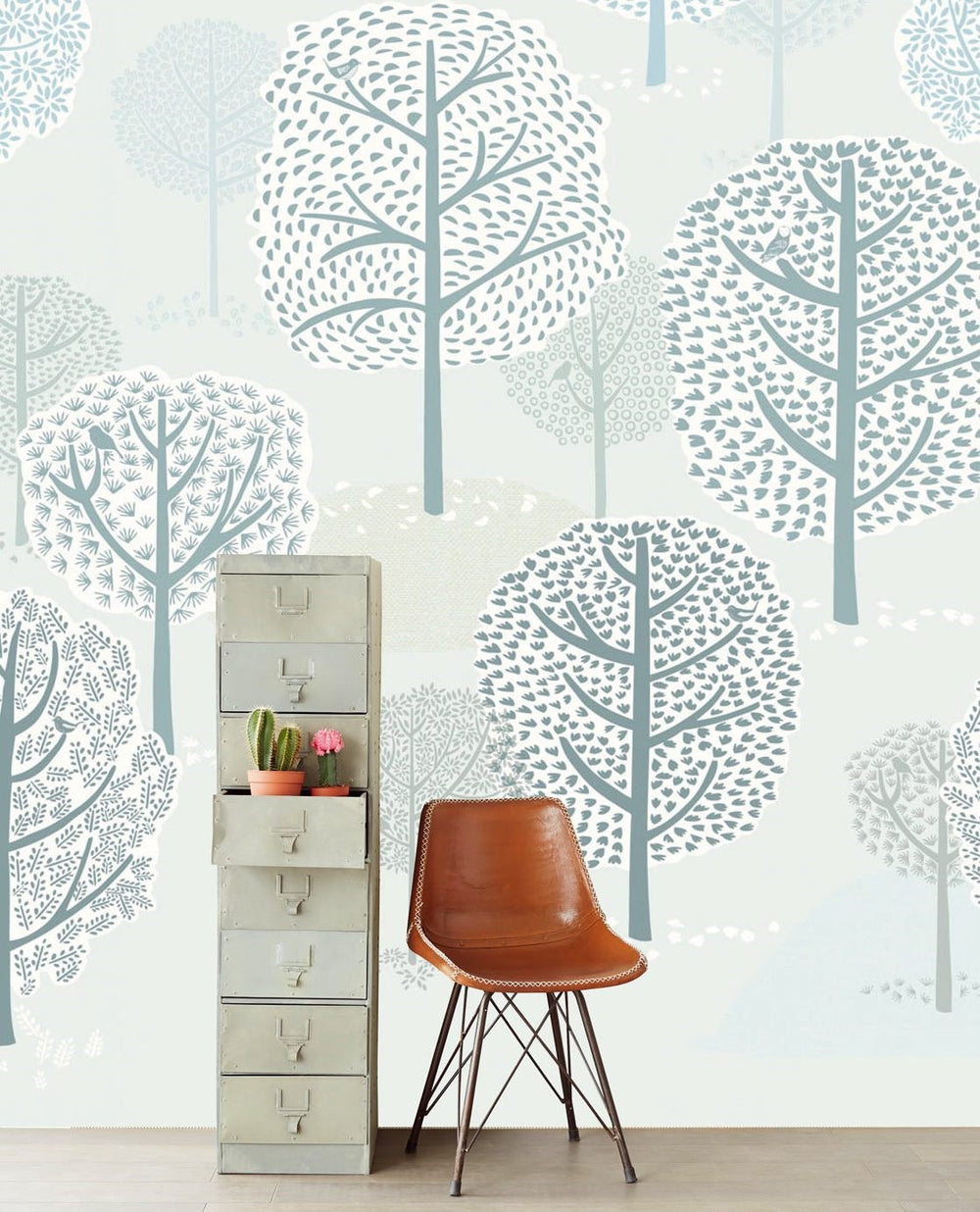 EIJFFINGER Mini Me 399117 - Afbeelding 2 - Naturel, Blauw, Groen, Kinderkamer