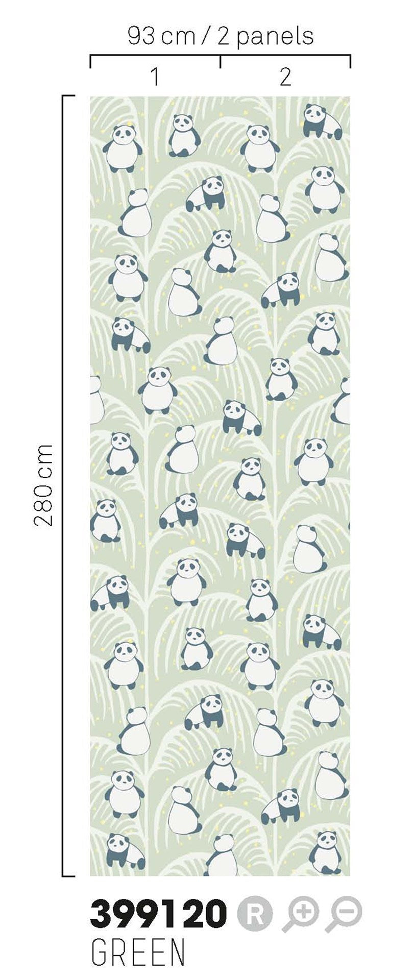 EIJFFINGER Mini Me 399120 - Afbeelding 3 - Naturel, Groen, Kinderkamer
