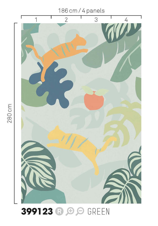 EIJFFINGER Mini Me 399123 - Afbeelding 3 - Multi, Blauw, Kinderkamer