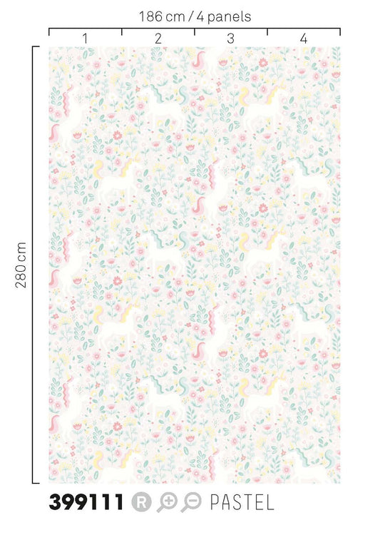 EIJFFINGER Mini Me 399111 - Afbeelding 3 - Naturel, Naturel, Romantisch, Kinderkamer