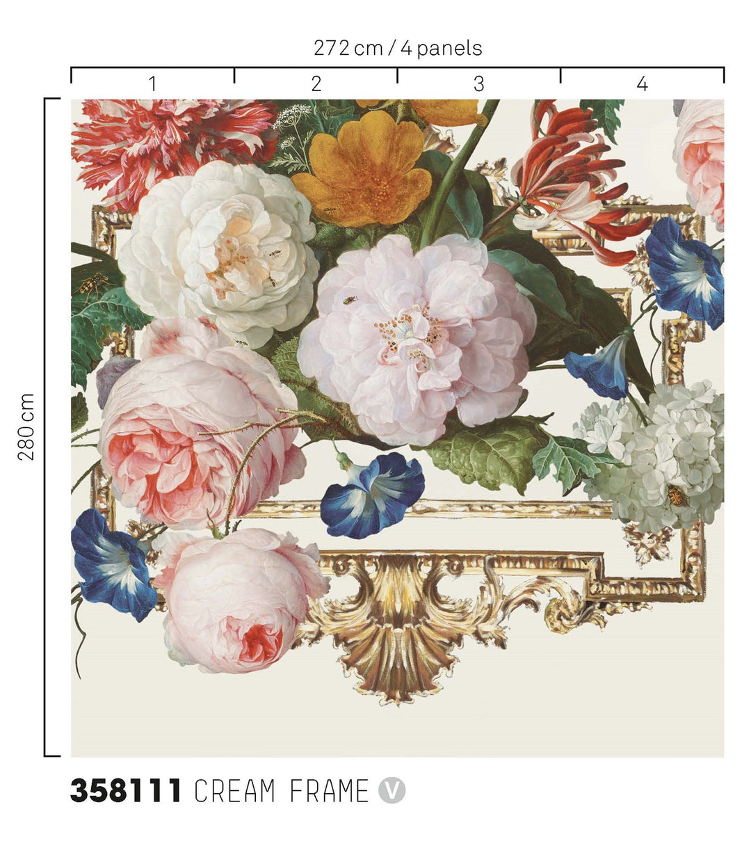 EIJFFINGER Masterpiece 358111 - Afbeelding 3 - Multi, Klassiek, Bloemen