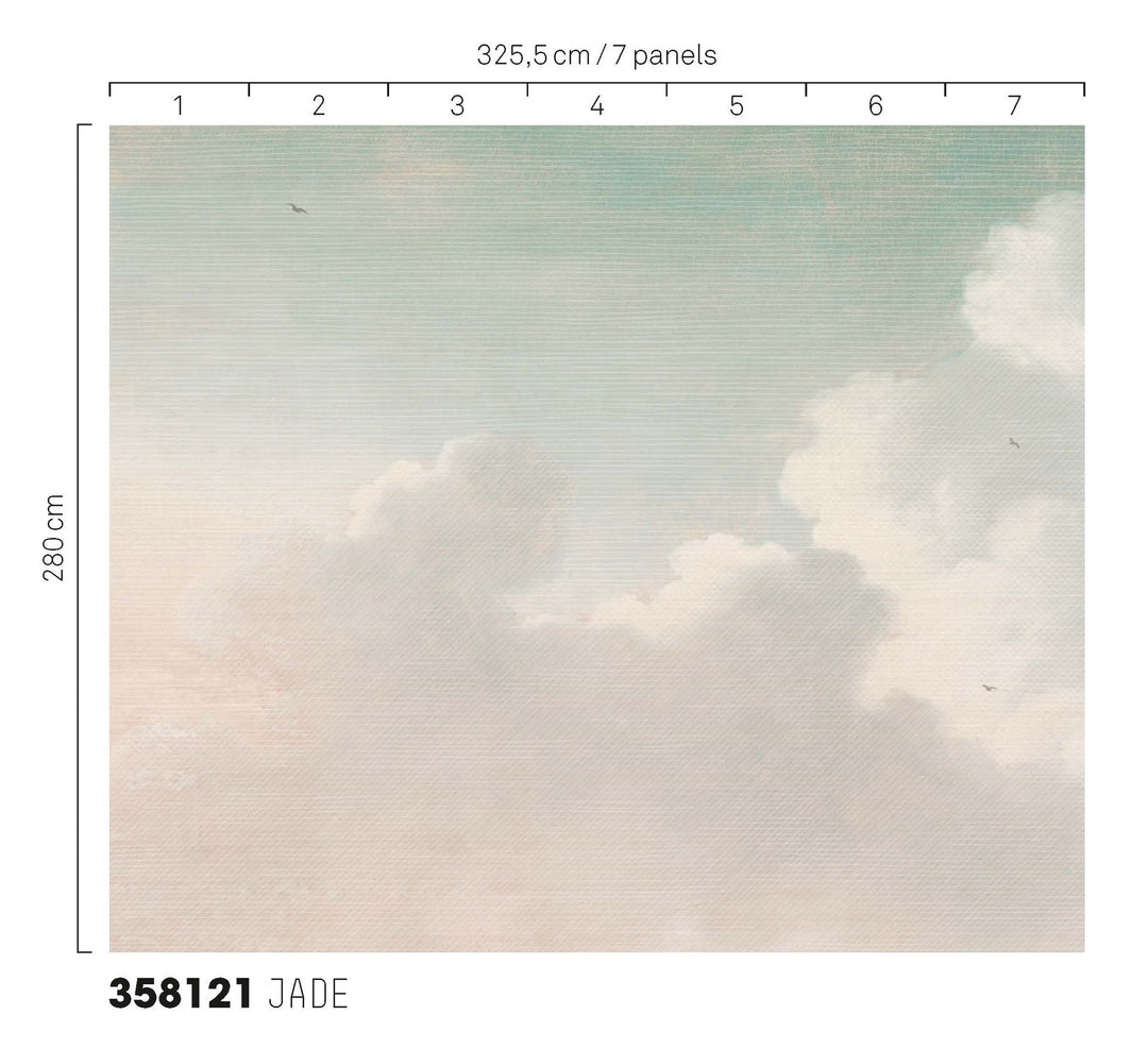 EIJFFINGER Masterpiece 358121 - Afbeelding 3 - Naturel, Groen, Scandinavisch, Landelijk, Natuurlijk