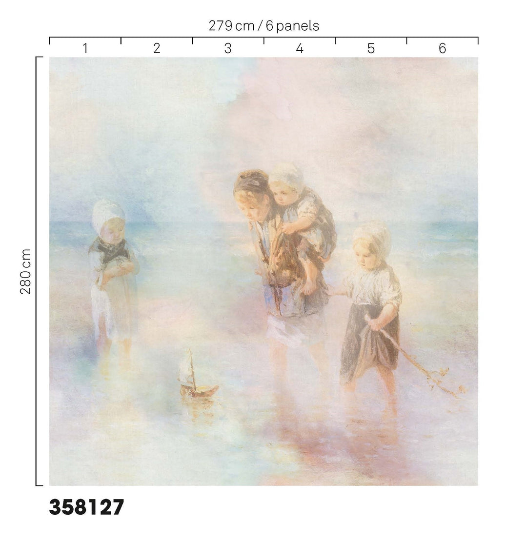 EIJFFINGER Masterpiece 358127 - Afbeelding 3 - Multi, Naturel, Retro, Vintage, Klassiek, Fantasie