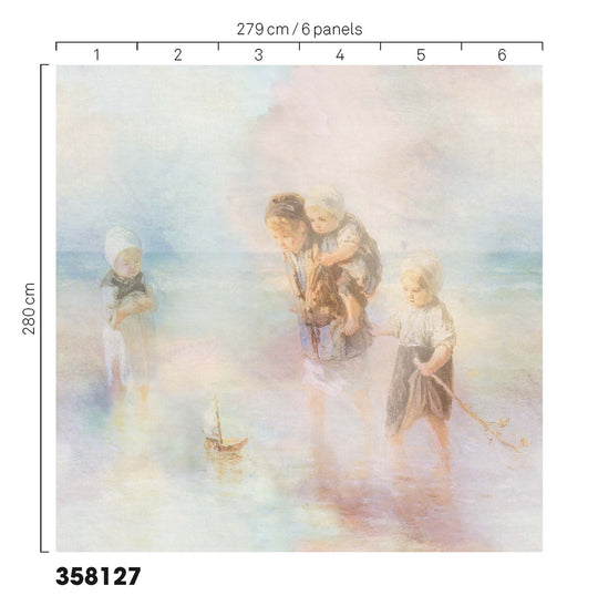 EIJFFINGER Masterpiece 358127 - Afbeelding 3 - Multi, Naturel, Retro, Vintage, Klassiek, Fantasie