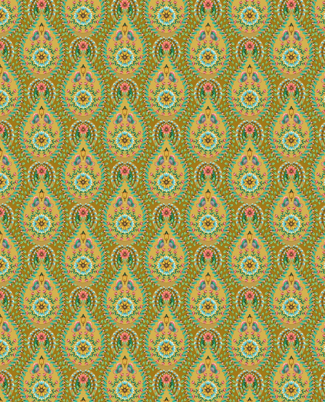 EIJFFINGER Pip Studio V 300151 - Afbeelding 1 - Multi, Geel, Romantisch, Pip Studio