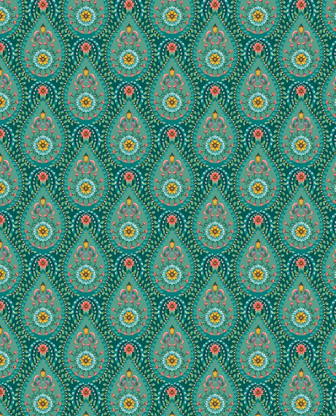 EIJFFINGER Pip Studio V 300152 - Afbeelding 1 - Multi, Groen, Romantisch, Pip Studio