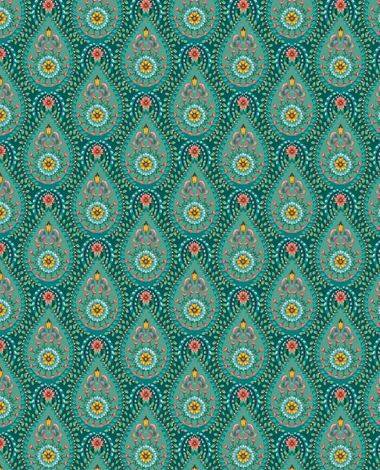 EIJFFINGER Pip Studio V 300152 - Afbeelding 1 - Multi, Groen, Romantisch, Pip Studio