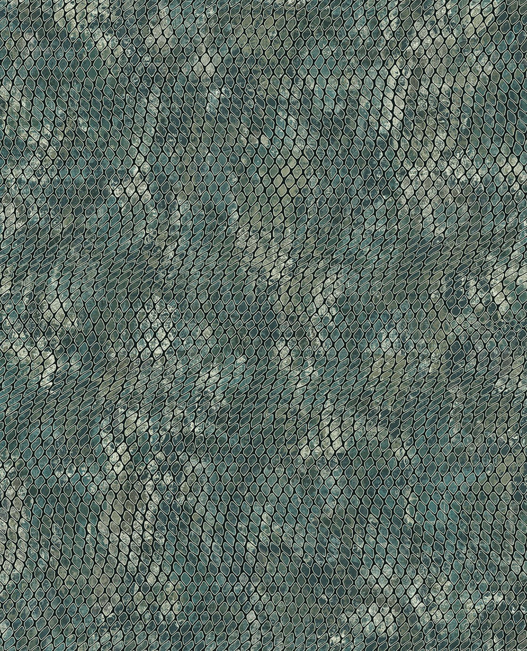EIJFFINGER Skin 300522 - Afbeelding 1 - Blauw, Groen, Etnisch, Basic, Stoer, Industrieel, Dieren, Effen, Uni, Structuren