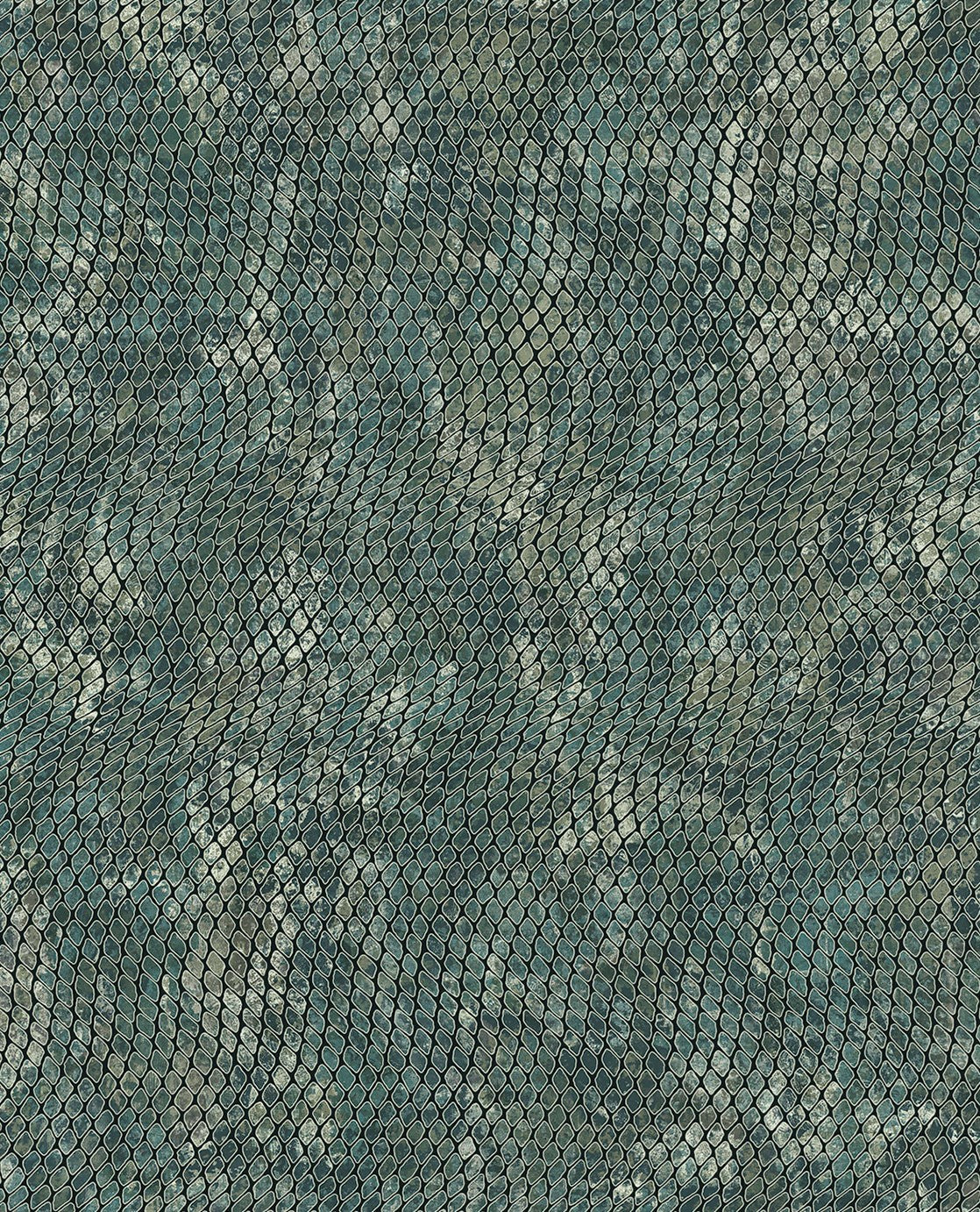 EIJFFINGER Skin 300522 - Afbeelding 1 - Blauw, Groen, Etnisch, Basic, Stoer, Industrieel, Dieren, Effen, Uni, Structuren