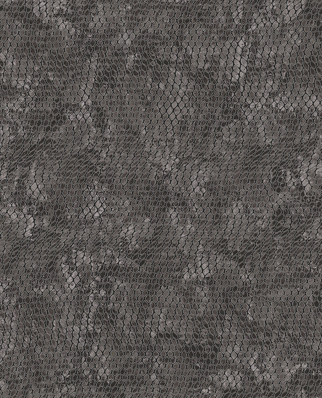 EIJFFINGER Skin 300525 - Afbeelding 1 - Zwart / Grijs, Etnisch, Basic, Stoer, Industrieel, Dieren, Effen, Uni, Structuren