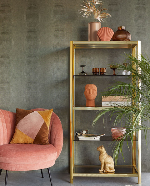 EIJFFINGER Skin 300572 - Afbeelding 2 - Groen, Etnisch, Stoer, Industrieel, Chic, Glamour, Dieren, Effen, Uni, Structuren