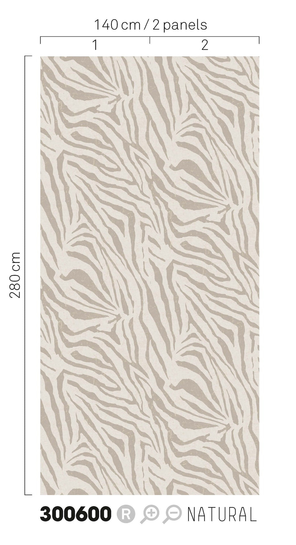 EIJFFINGER Skin 300600 - Afbeelding 2 - Naturel, Etnisch, Stoer, Industrieel, Chic, Glamour, Dieren