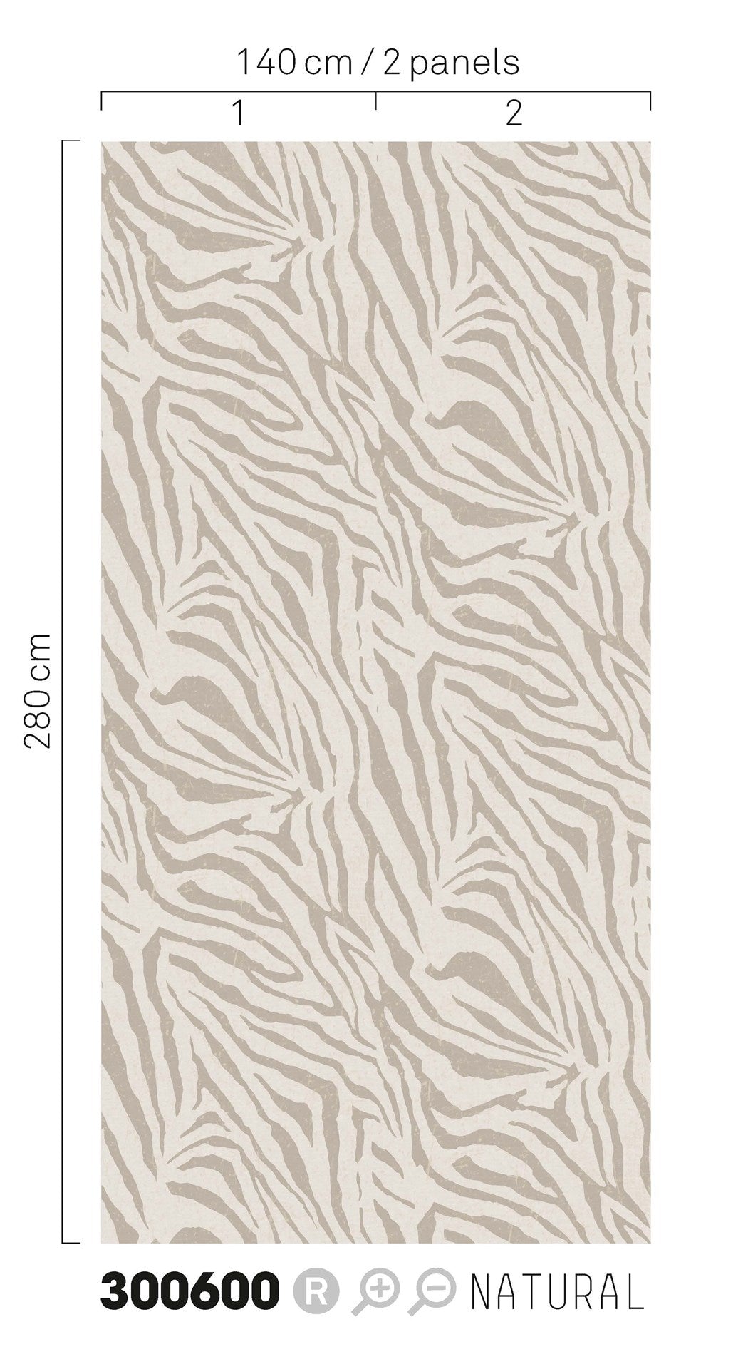 EIJFFINGER Skin 300600 - Afbeelding 2 - Naturel, Etnisch, Stoer, Industrieel, Chic, Glamour, Dieren