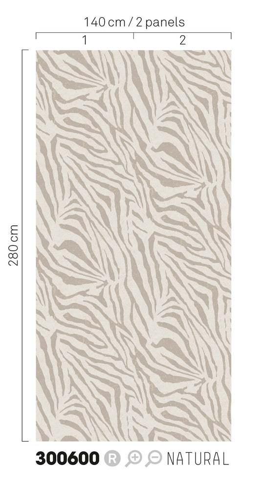 EIJFFINGER Skin 300600 - Afbeelding 2 - Naturel, Etnisch, Stoer, Industrieel, Chic, Glamour, Dieren