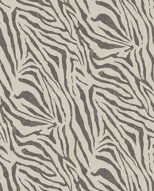 EIJFFINGER Skin 300601 - Afbeelding 1 - Zwart / Grijs, Etnisch, Stoer, Industrieel, Chic, Glamour, Dieren