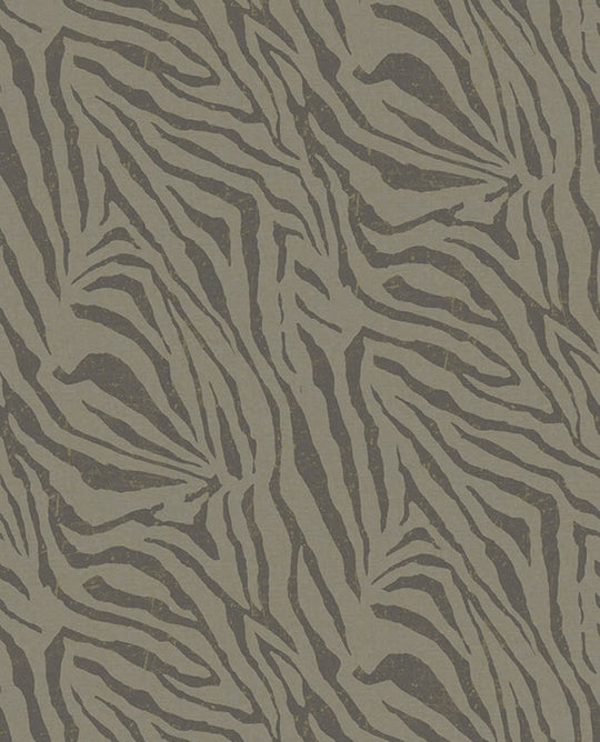 EIJFFINGER Skin 300606 - Afbeelding 1 - Groen, Zwart / Grijs, Etnisch, Stoer, Industrieel, Chic, Glamour, Dieren, Natuurlijk