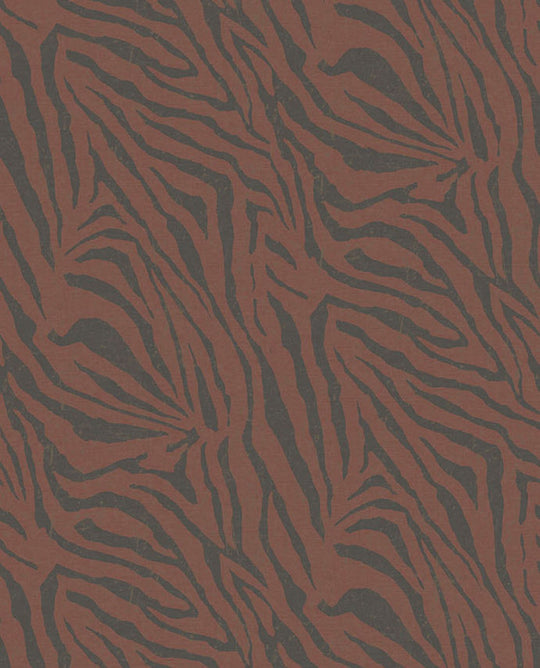 EIJFFINGER Skin 300607 - Afbeelding 1 - Rood, Zwart / Grijs, Etnisch, Stoer, Industrieel, Chic, Glamour, Dieren, Natuurlijk