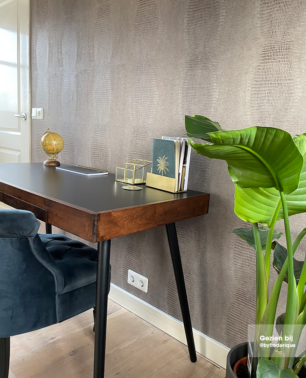 EIJFFINGER Skin 300573 - Afbeelding 2 - Naturel, Etnisch, Stoer, Industrieel, Chic, Glamour, Dieren, Effen, Uni, Structuren