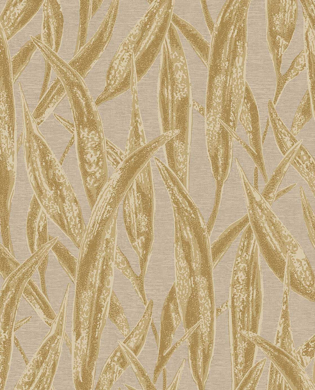EIJFFINGER Waterfront 300801 - Afbeelding 1 - Naturel, Goud, Scandinavisch, Landelijk, Etnisch, Natuurlijk, Bladeren