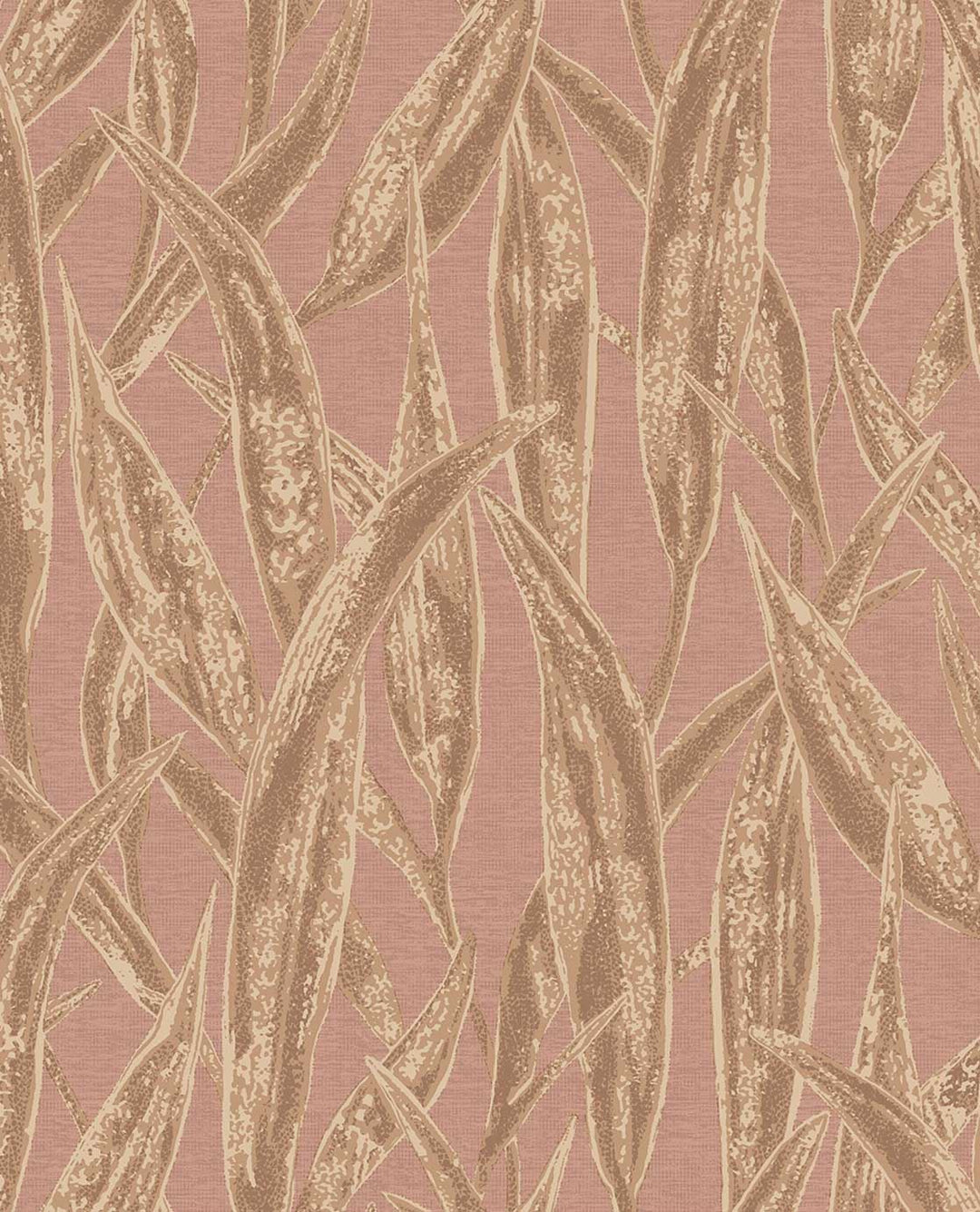 EIJFFINGER Waterfront 300802 - Afbeelding 1 - Naturel, Rood, Metallic, Scandinavisch, Landelijk, Etnisch, Natuurlijk, Bladeren