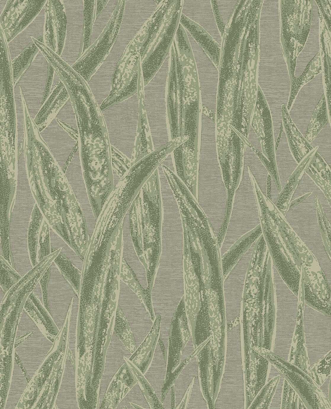 EIJFFINGER Waterfront 300803 - Afbeelding 1 - Groen, Scandinavisch, Landelijk, Etnisch, Natuurlijk, Bladeren