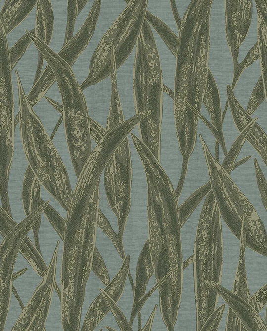 EIJFFINGER Waterfront 300804 - Afbeelding 1 - Blauw, Groen, Scandinavisch, Landelijk, Etnisch, Natuurlijk, Bladeren