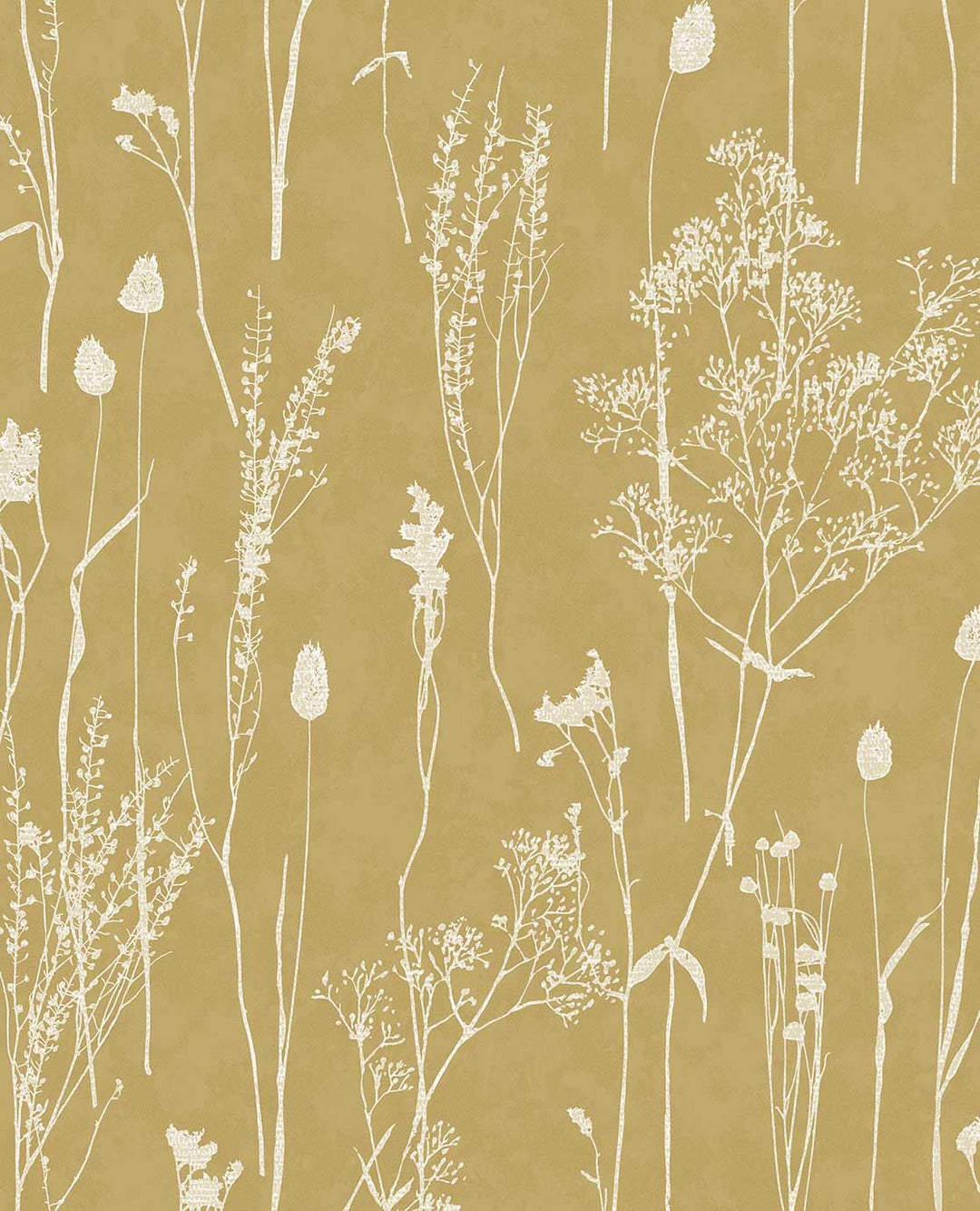 EIJFFINGER Waterfront 300812 - Afbeelding 1 - Geel, Scandinavisch, Landelijk, Romantisch, Natuurlijk, Bloemen, Bladeren