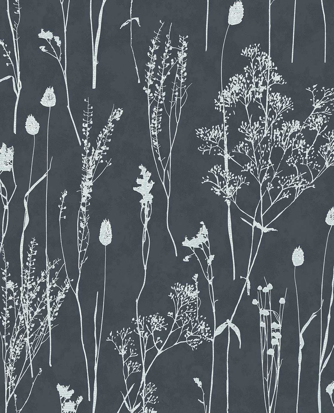 EIJFFINGER Waterfront 300814 - Afbeelding 1 - Blauw, Scandinavisch, Landelijk, Romantisch, Natuurlijk, Bloemen, Bladeren