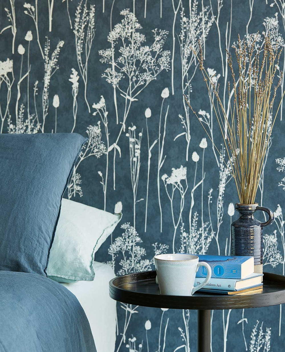 EIJFFINGER Waterfront 300814 - Afbeelding 2 - Blauw, Scandinavisch, Landelijk, Romantisch, Natuurlijk, Bloemen, Bladeren