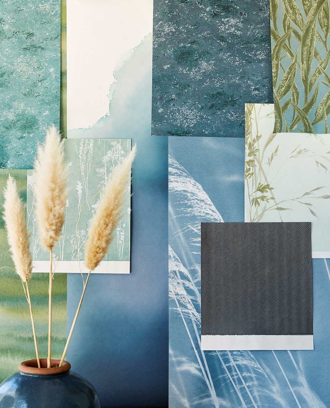 EIJFFINGER Waterfront 300855 - Afbeelding 3 - Blauw, Scandinavisch, Landelijk, Stoer, Industrieel, Natuurlijk, Structuren