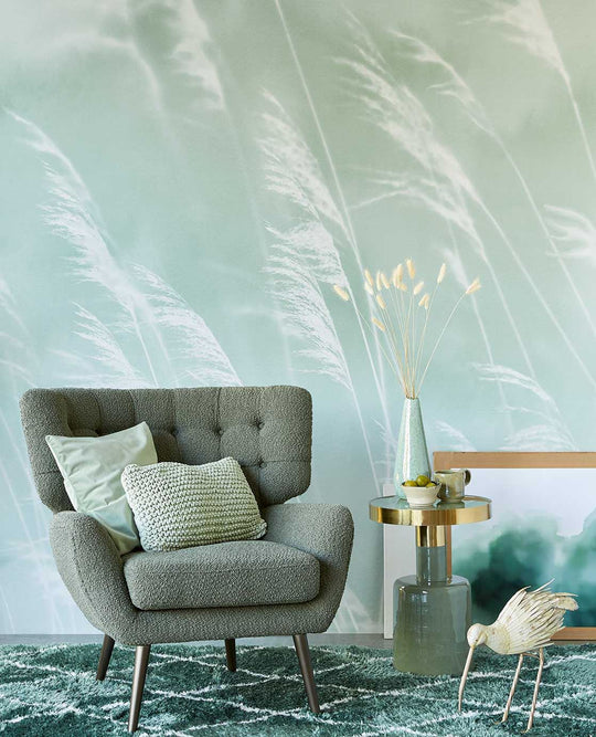 EIJFFINGER Waterfront 300901 - Afbeelding 2 - Naturel, Groen, Scandinavisch, Landelijk, Romantisch, Natuurlijk, Bladeren