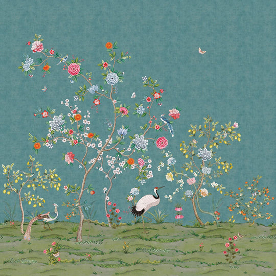 EIJFFINGER Wallpower Favourites 309134 - Afbeelding 1 - Naturel, Groen, Romantisch, Kinderkamer, Pip Studio, Fantasie, Bladeren