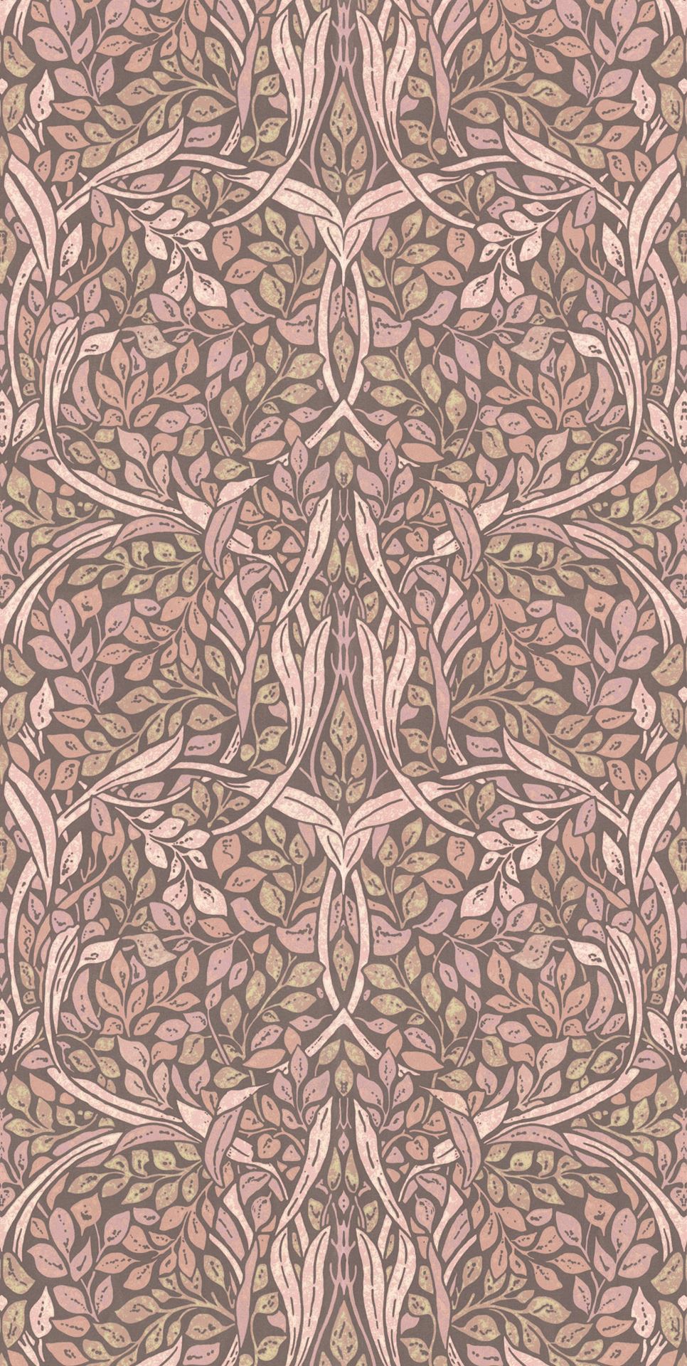 EIJFFINGER Wallpower Favourites 309010 - Afbeelding 1 - Naturel, Rood, Metallic, Scandinavisch, Retro, Vintage, Romantisch, Bladeren